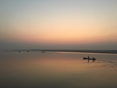 Sunrise along the Irrawaddy River, Myanmar